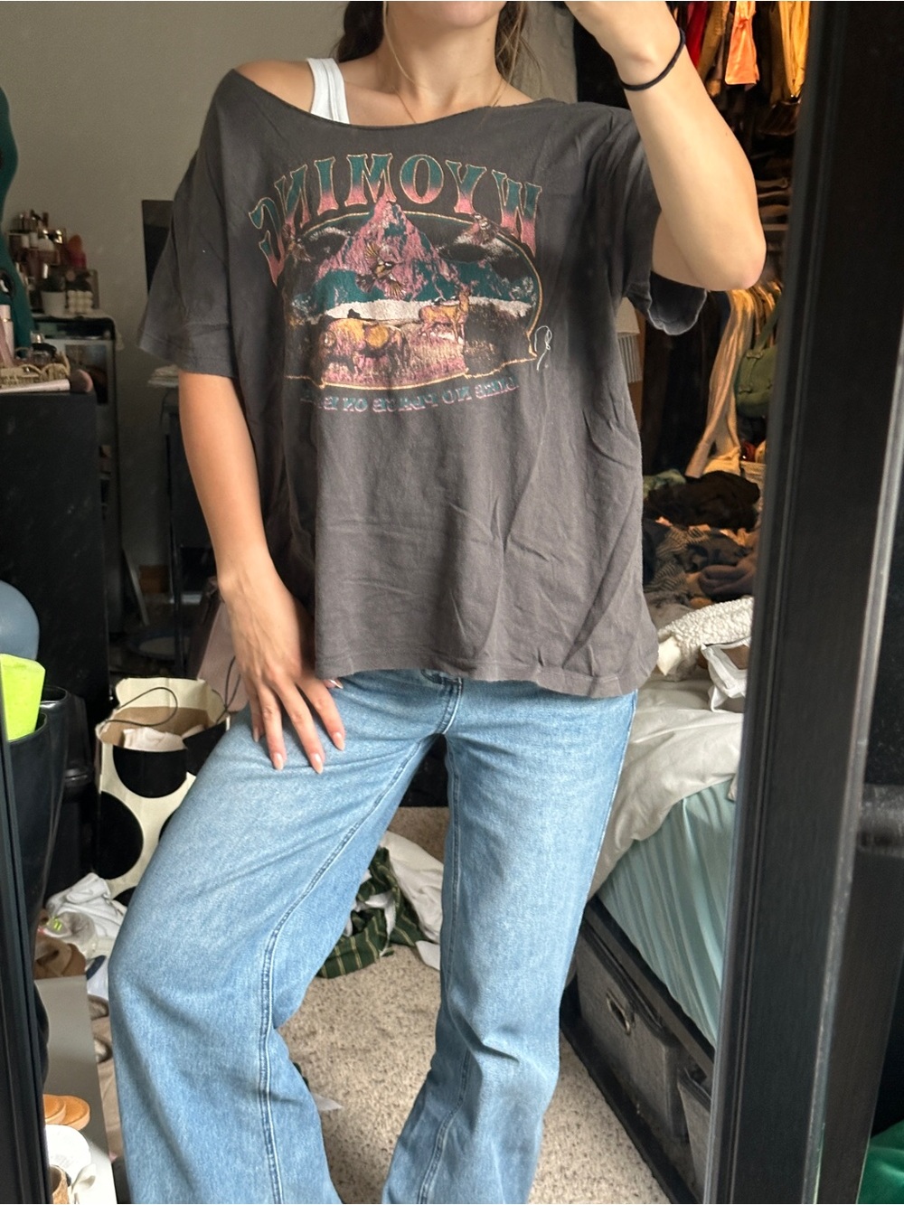 2 vintage looking t shirts